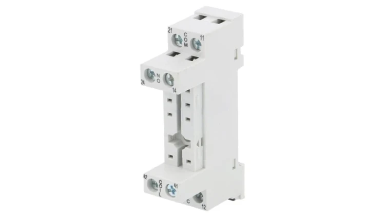 GZF80 Podstawka PIN: 8 10A 250VAC na panel,na szynę DIN -40...70C