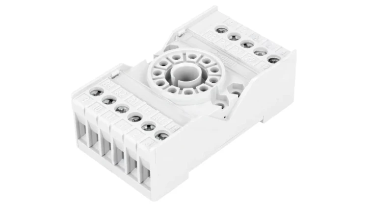 PZ11 Podstawka PIN: 11 10A 250VAC na panel,na szynę DIN -40...70C