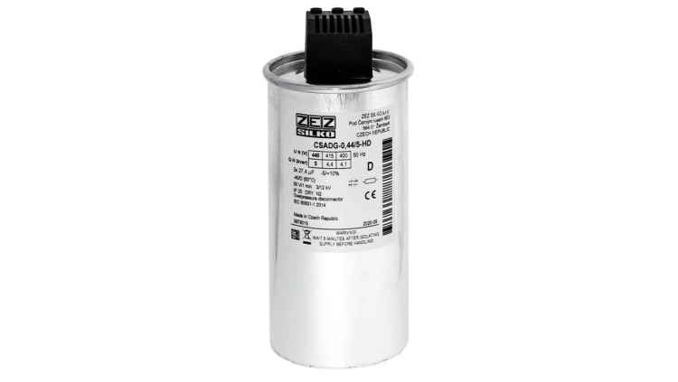 Kondensator 5kvar 440V Cn=3x27,40µF In=3x6,57A