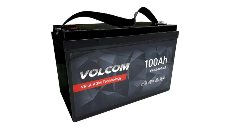 Akumulator AGM bezobsługowy do kas fiskalnych, central telefonicznych Volcan 12V 100Ah
