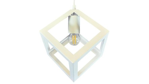 Lampa Sufitowa Geometryczna IL MIO SWEDEN 1xE27 Biała - Goldlux