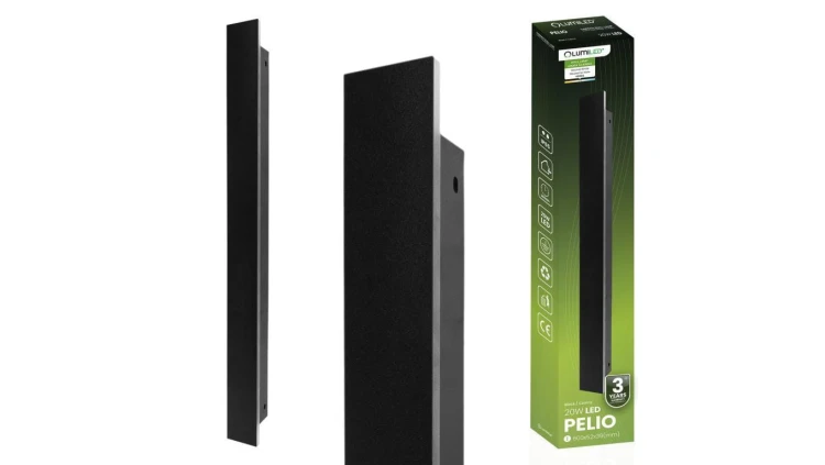Lampa Ogrodowa Elewacyjna LED 20W 4000K IP65 LUMILED PELIO