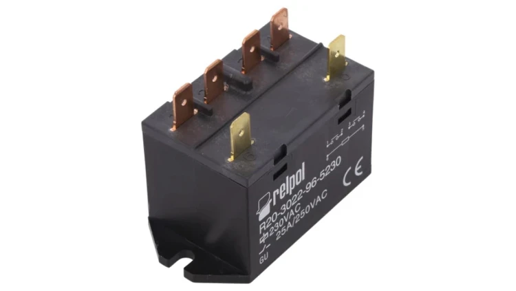 R20-3022-96-5230 Przekaźnik: elektromagnetyczny DPST-NO Ucewki: 230VAC 25A R20