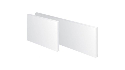 ECOSUN U 700 - Promiennik niskotemp. U sufitowy powłoka Gravely Snow 700W kolor RAL 9016 biały
