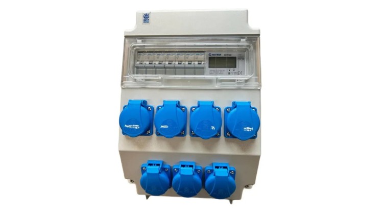 Rozdzielnica elektryczna 7x 230V z bezpiecznikami HAGER / licznik prądu / 3 fazy 95H-2
