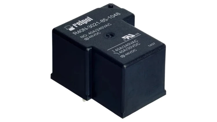 R40N3021851048 Przekaźnik: elektromagnetyczny SPST-NO Ucewki: 48VDC 40A R40N