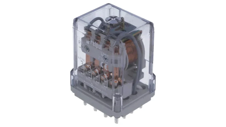 R15-4P-24VAC Przekaźnik: elektromagnetyczny 4PDT Ucewki: 24VAC 10A/250VAC
