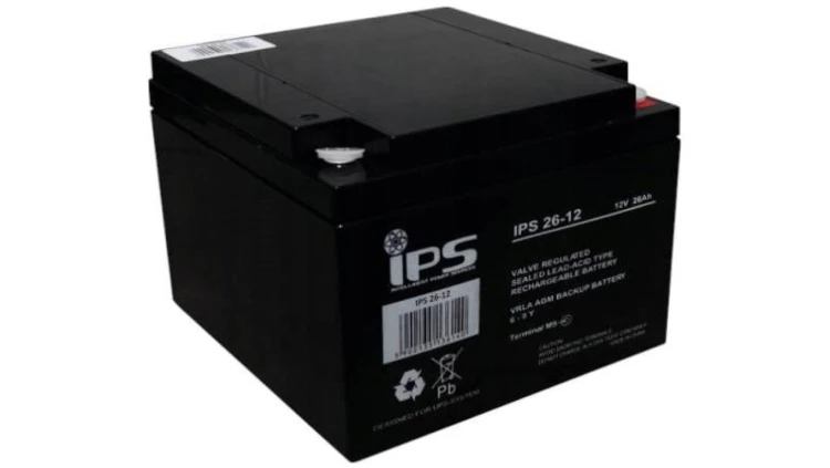 Akumulator AGM bezobsługowy IPS 12V 26Ah IPS 26-12