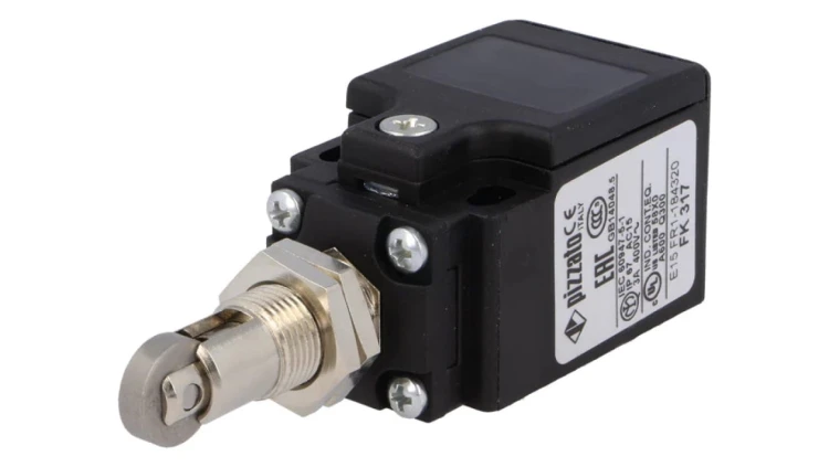FK317 Wyłącznik krańcowy rolka metalowa poprzeczna Ø12mm NO + NC