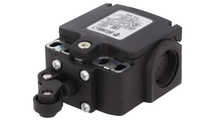 FX502 Wyłącznik krańcowy rolka z tworzywa Ø14mm NO + NC 10A PG13,5