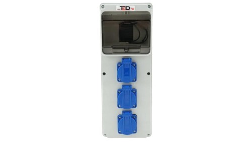Rozdzielnica budowlana Uno 6M 3Gs 3x230V 02.120