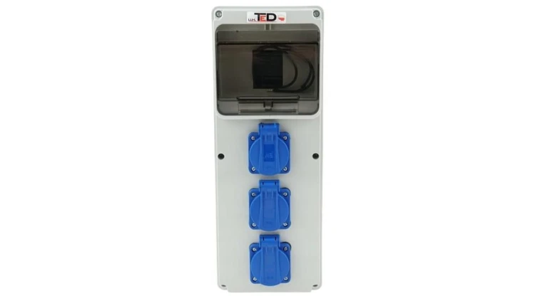 Rozdzielnica budowlana Uno 6M 3Gs 3x230V 02.120
