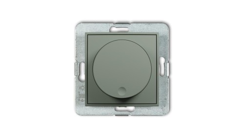 MINI Mechanizm elektronicznego regulatora oświetlenia przyciskowo-obrotowego do lamp LED szałwiowy 61MRO-2