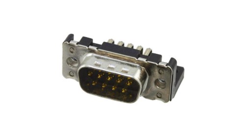 09651627811 D-Sub PIN: 9 gniazdo męskie kątowe 90 THT M3