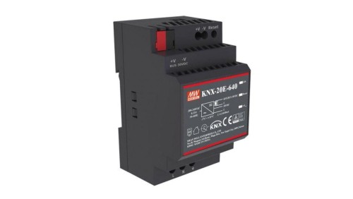 Zasilacz na szynę DIN z obsługą standardu KNX 30V 640mA KNX-20E-640