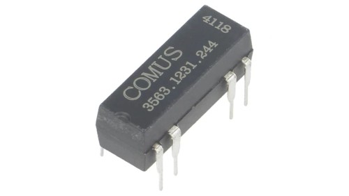 3563.1231.244 Przekaźnik kontaktronowy SPDT Ucewki: 24VDC 400mA max.100VDC