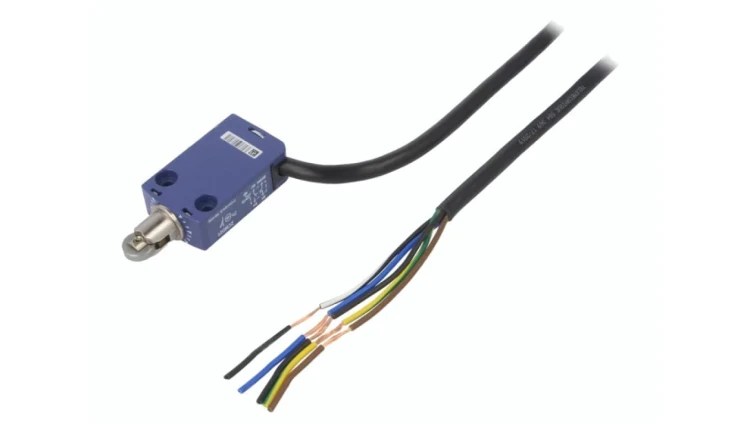 XCMD2102L5 Wyłącznik krańcowy rolka metalowa Ø11,6mm NO + NC 6A IP66