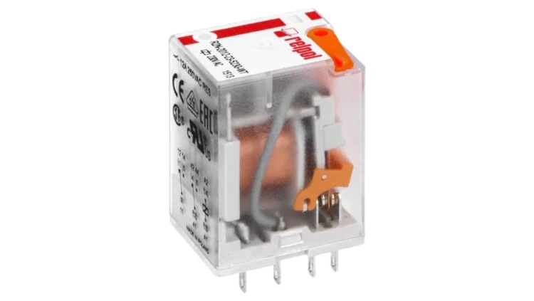 R2N2012235230WT Przekaźnik: elektromagnetyczny DPDT Ucewki: 230VAC 12A/250VAC