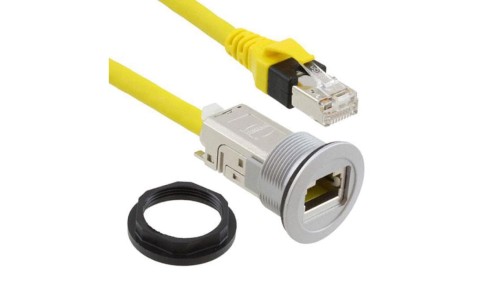 09454521509 Gniazdo RJ45 22mm har-port -25÷70C Ø22,3mm IP20 srebrny