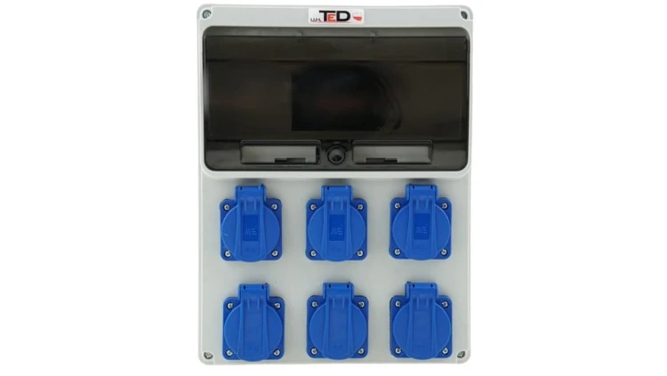Rozdzielnica budowlana 11M PERLIT 6Gs 230V 04.151