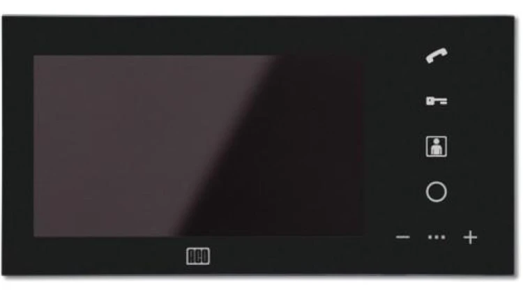 ACO INS-MP7 BK (Czarny) Monitor INSPIRO - kolorowy cyfrowy 7” do systemów videodomofonowych