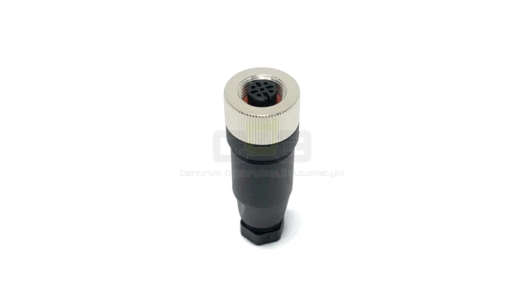 Wtyczka gniazdo prosta do czujnika M12 5pin żeńska