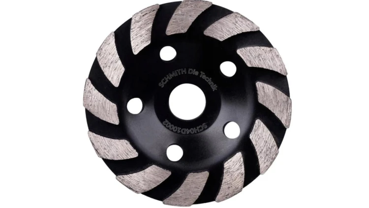 Tarcza diamentowa 125 do szlifowania betonu kamienia super turbo Schmith