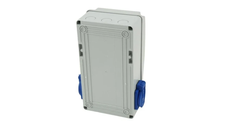 Rozdzielnica budowlana Mak 16A/5P + 2Gs 230V 02.050 IP67