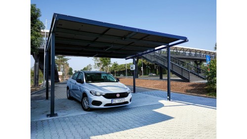 Carport ML Basic dwustanowiskowy o mocy 5,625 kWp