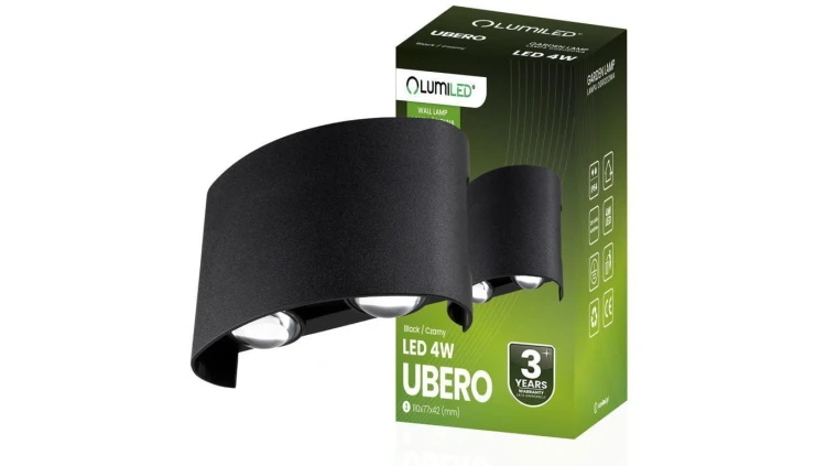 Kinkiet Ogrodowy Elewacyjny 4W LED IP54 Góra Dół UBERO LUMILED