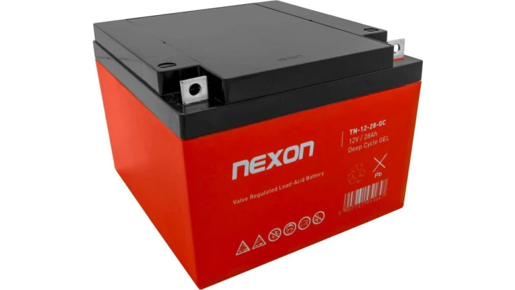 Akumulator żelowy bezobsługowy do UPS, sprzętu medycznego, fotowoltaiki Nexon 12V 28Ah