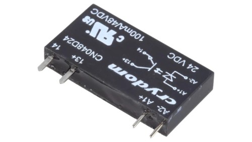 CN048D24 Przekaźnik półprzewodnikowy Uster: 15...30VDC 100mA 0...48VDC THT
