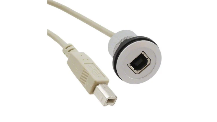 09454521912 Gniazdo USB 22mm har-port -25÷70C Ø22,3mm IP20 srebrny