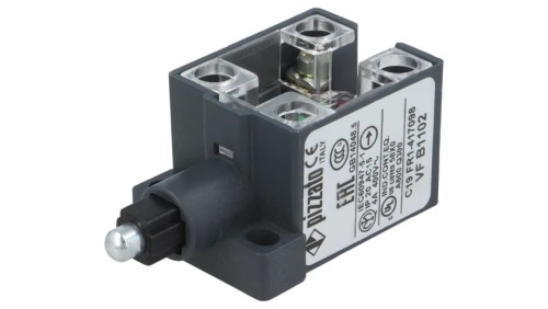 VFB1102 Wyłącznik krańcowy metalowy trzpień NC x2 10A max.400VAC