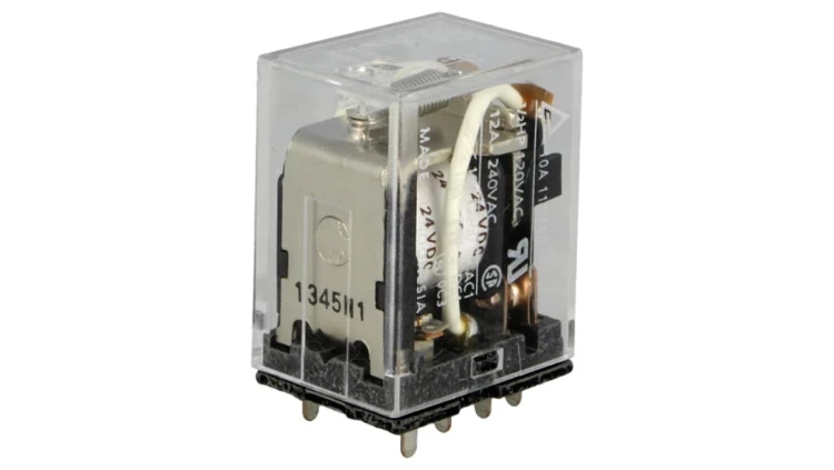 LY2-0-24DC Przekaźnik: elektromagnetyczny DPDT Ucewki: 24VDC 10A/110VAC