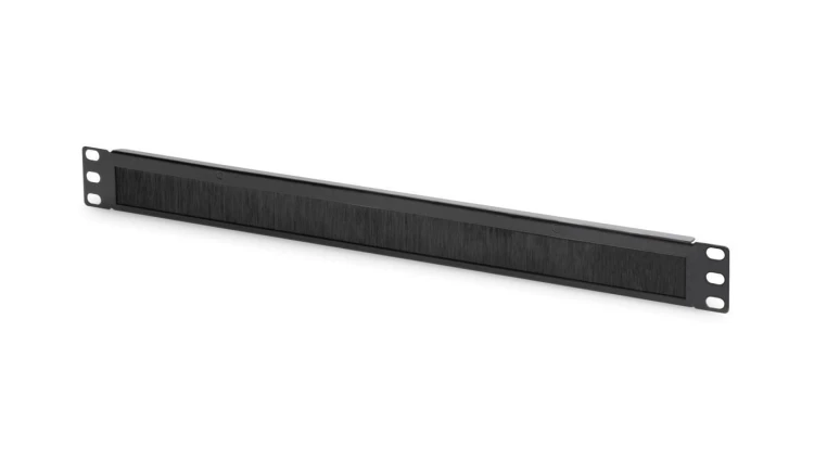Panel zapasu kabla ze szczotką 1U S/483 G/11 czarny DN-97661