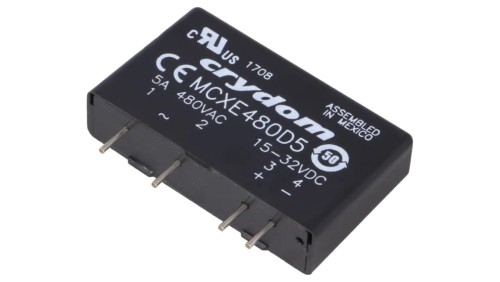 MCXE480D5 Przekaźnik półprzewodnikowy Uster: 15...32VAC 5A 48...660VAC THT