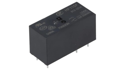 HF115F/012-1Z1A Przekaźnik elektromagnetyczny SPDT Ucewki: 12VDC 12A PCB