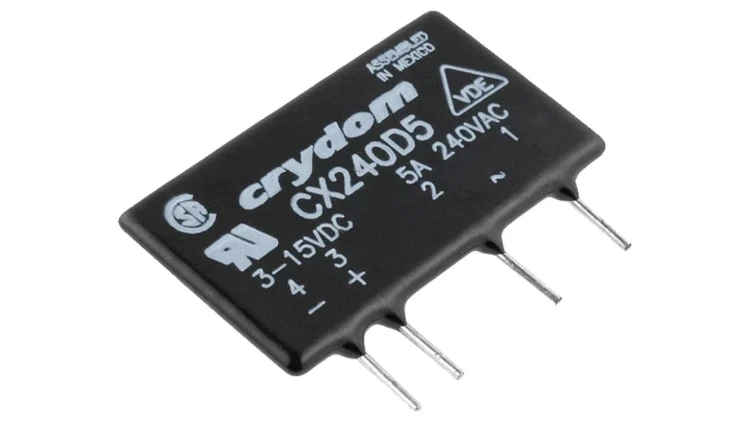 CX240D5 Przekaźnik półprzewodnikowy Uster: 3...15VDC 5A 12...280VAC THT