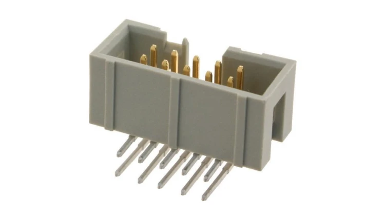 09185106323 Gniazdo IDC męskie PIN: 10 kątowe 90 THT 1,27mm Układ: 2x5