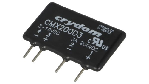 CMX200D3 Przekaźnik półprzewodnikowy Uster: 3...10VDC 3A 0...200VDC THT