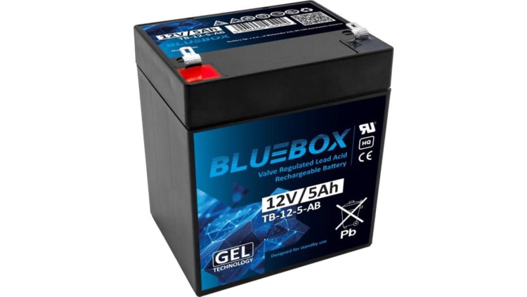 Akumulator żelowy bezobsługowy Bluebox 12V 5Ah