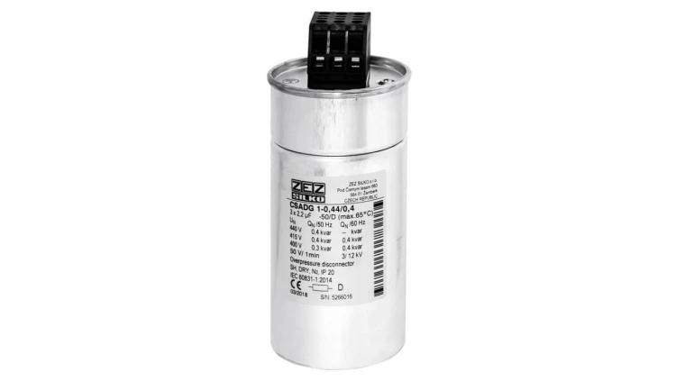 Kondensator 0,4kvar 440V Cn=3x2,19µF In=3x0,53A