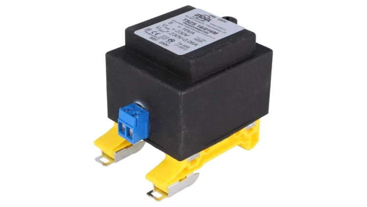 TSZS16/230V Transformator zalewany 16VA, 230VAC, 230V, 70mA na szynę DIN