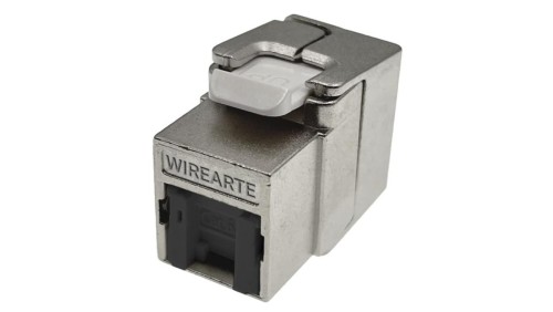 Moduł keystone klapka zabezpieczająca RJ45 STP kat.6A ekranowany beznarzędziowy WireArte