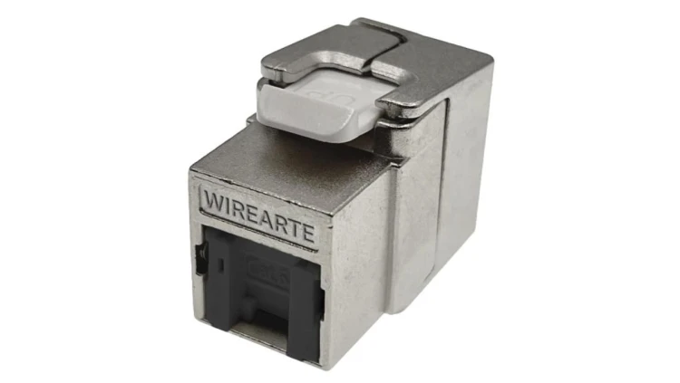 Moduł keystone klapka zabezpieczająca RJ45 STP kat.6A ekranowany beznarzędziowy WireArte