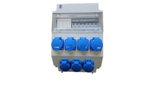 Rozdzielnica elektryczna 7x 230V z bezpiecznikami HAGER / 3 fazy 95H-3