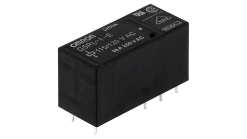 G5RL-1-E115/120AC Przekaźnik: elektromagnetyczny SPDT Ucewki: 115VAC 16A/250VAC