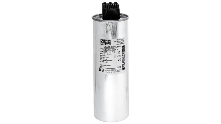 Kondensator 12,5kvar 440V Cn=3x68,51µF In=3x16,42A