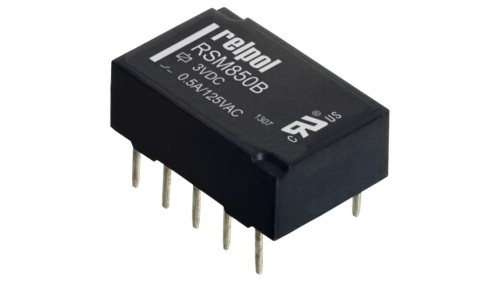 RSM850B6112851003 Przekaźnik: elektromagnetyczny DPDT Ucewki: 3VDC 2A 2A/30VDC